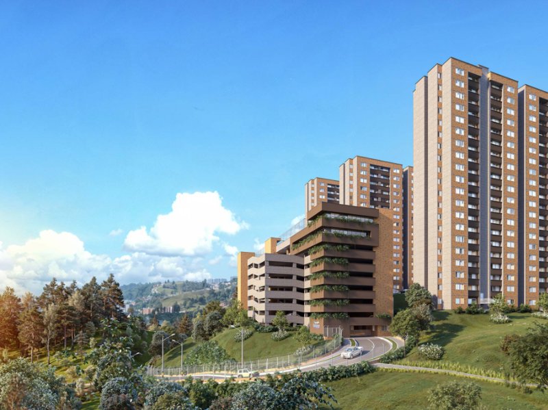 Apartamento en venta en CALDAS, 50 m², 2 alcobas, 2 baños