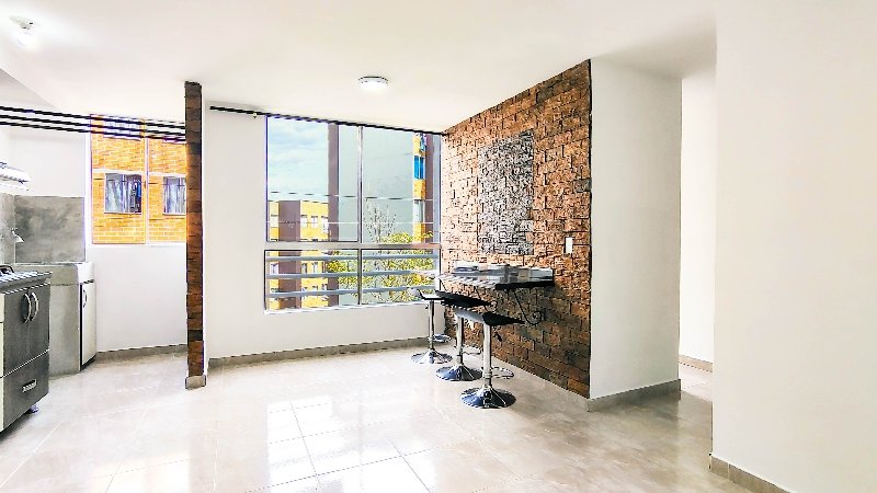 Apartamento en arriendo en ROBLEDO, 41 m², 3 alcobas, 1 baño